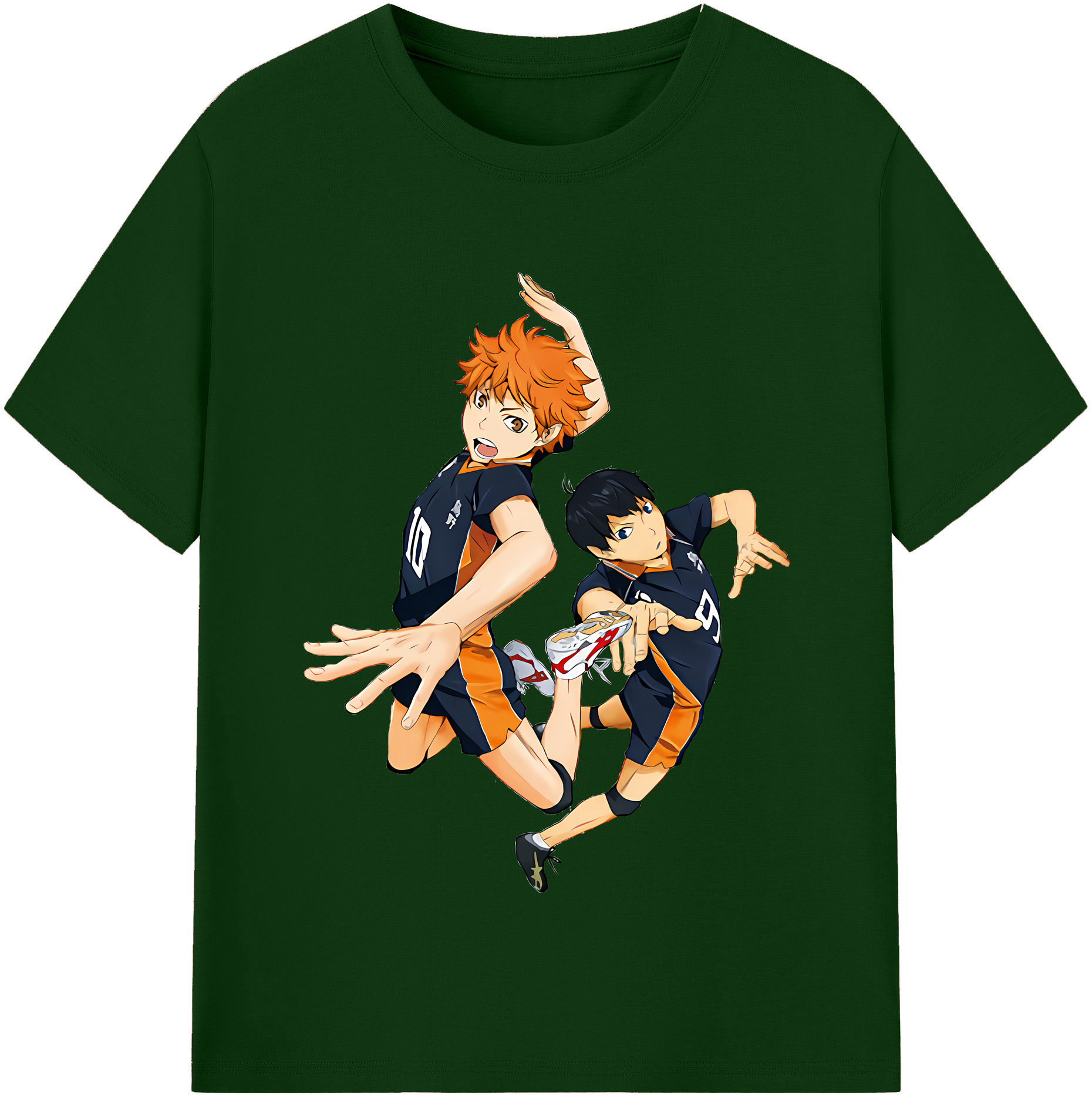 （画像用） ハイキュー!! Haikyu!! 綿100％半袖Tシャツ（フロントプリント）